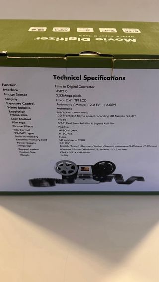 Digitalizador Película 8mm Video 8