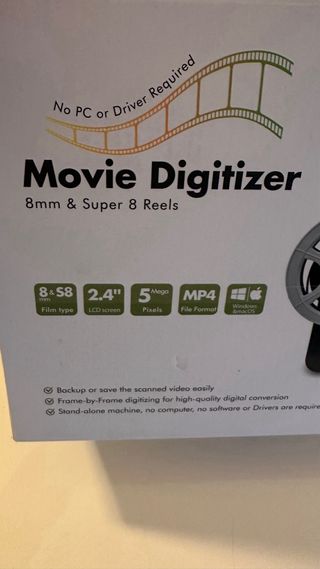 Digitalizador Película 8mm Video 8