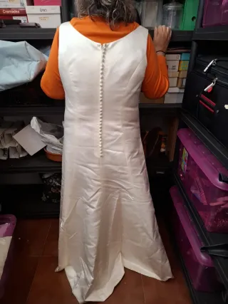 Traje Novia/Fiesta Encaje Blanco