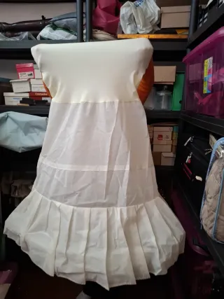 Traje Novia/Fiesta Encaje Blanco