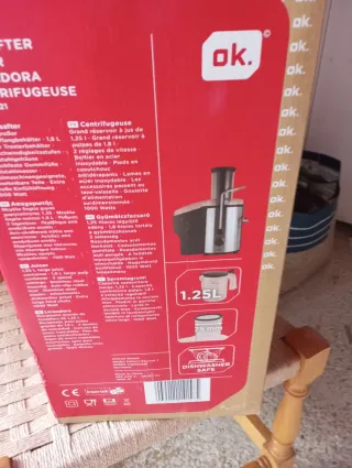 Licuadora OK. Centrifugeuse 1.25L