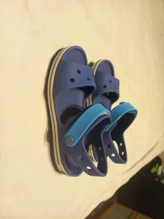 Sandali Crocs Blu per Bambini 33-34