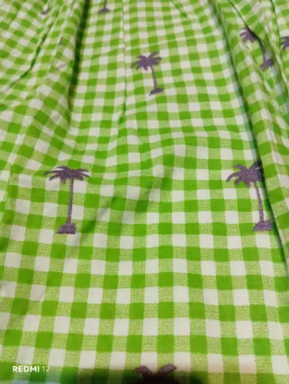 Vestido Collusion Vichy T.42/44 Abito Smock