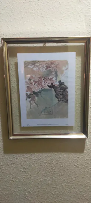 3 Litografie di Salvador Dalí incorniciate