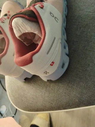 Zapatillas On T.37 Rosa/Blanco