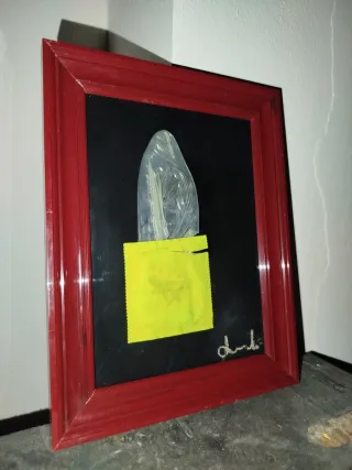 Quadro vintage arte contemporanea firmato