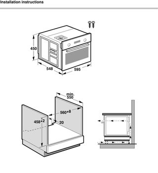 Horno Compacto Bosch con Microondas Nuevo
