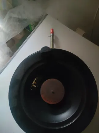 Estufa Gas Butano Negra y Blanca