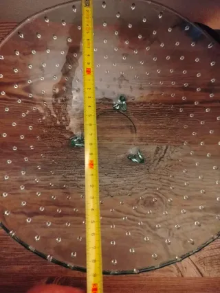 Centro de mesa cristal burbujas