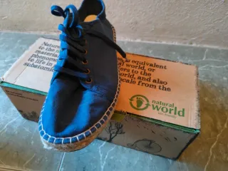 Alpargatas Natural World Azul