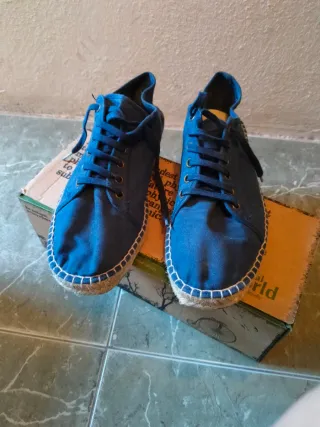 Alpargatas Natural World Azul