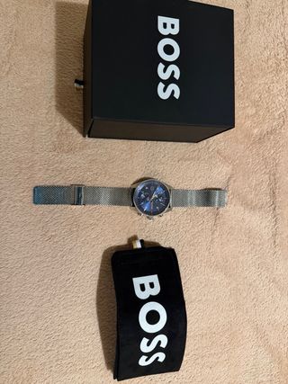 Reloj Hugo Boss Azul y Plateado