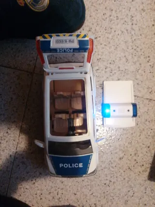 Coche Policía Playmobil con luces