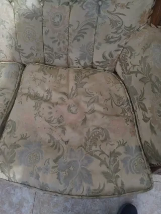 Sofá clásico 3 plazas madera