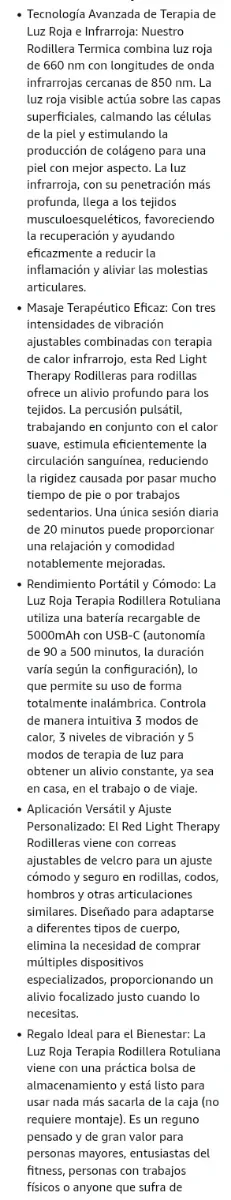 Masajeador Rodilla Inalámbrico Pantalla Táctil