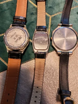 Lotto Orologi Vintage Argento e Nero