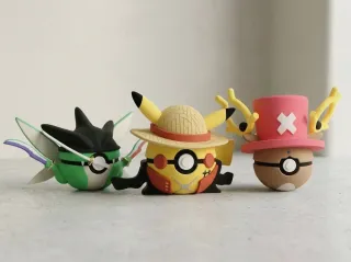 Pokéball Luffy x Pikachu | One Piece