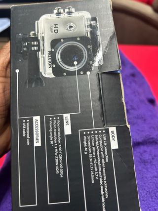 Cámara Deportiva HD 720p Prixton