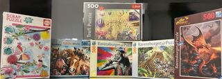 Lote 6 Puzzles 500 Piezas
