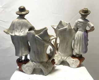 FIGURE DI FIORIERE IN GESSSO