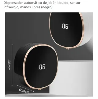 Dispensador jabón automático infrarrojos