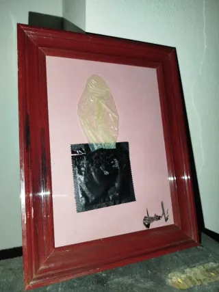 Quadro vintage arte contemporanea firmato