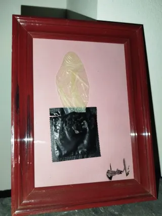 Quadro vintage arte contemporanea firmato