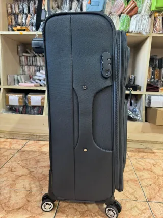 Maleta grande tela LOVEBAGS gris