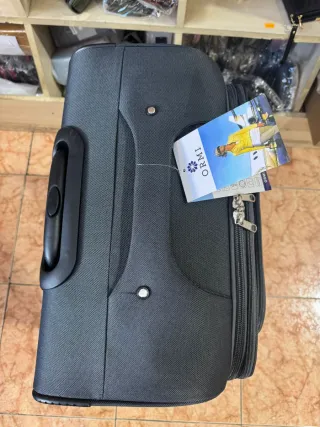 Maleta grande tela LOVEBAGS gris