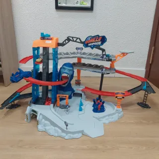 Pista Coches Hot Wheels Gorilla Rampage El gorila