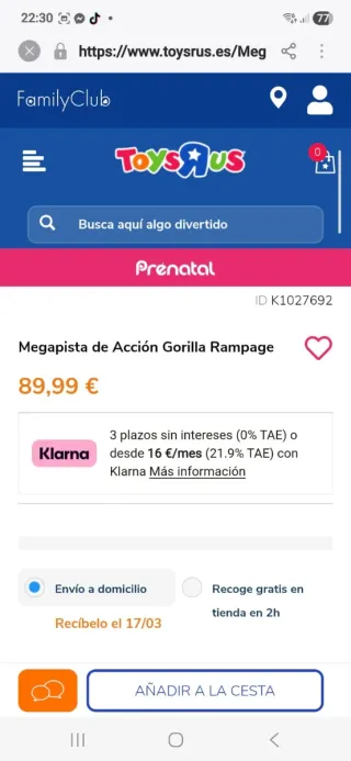 Pista Coches Hot Wheels Gorilla Rampage El gorila