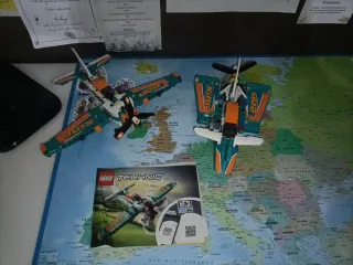 2 Aviones Lego Technic Montados