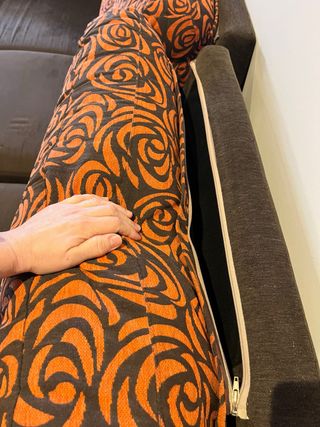 Sofá chaise longue 3 plazas tela