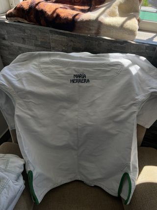 Kimono BJJ Mujer Outshock Blanco/Verde