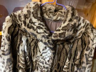 Chaquetón Pelo Leopardo Beige y Marrón