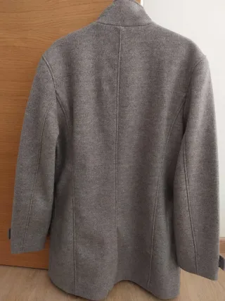 Abrigo Lefties gris talla L nuevo
