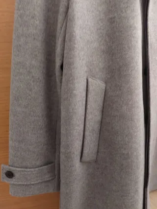 Abrigo Lefties gris talla L nuevo