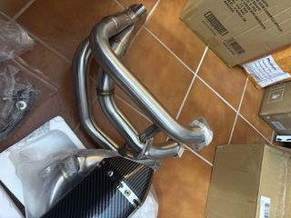 Kit Tubo Escape Moto Acero Inoxidable