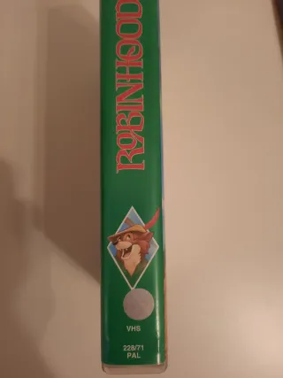 VHS Robin Hood Disney Los Clásicos Español