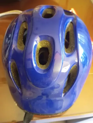 Casco niño bici 5-12 años azul