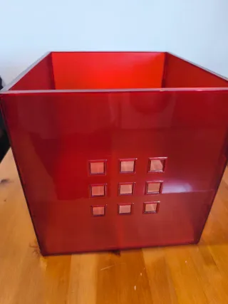 Caja organizadora roja IKEA