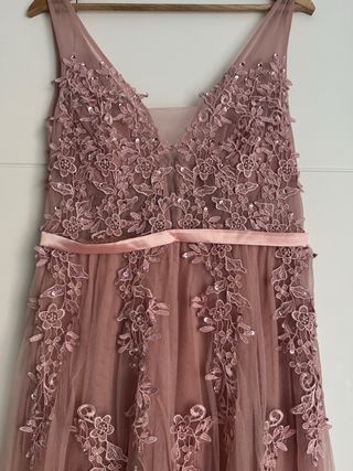 Vestido fiesta/graduación rosa