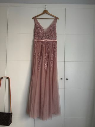 Vestido fiesta/graduación rosa