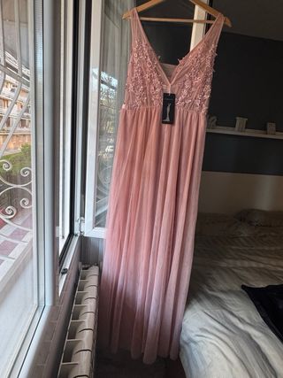 Vestido fiesta/graduación rosa