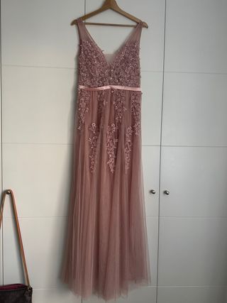 Vestido fiesta/graduación rosa