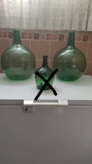 Damajuanas Grandes Vidrio Verde