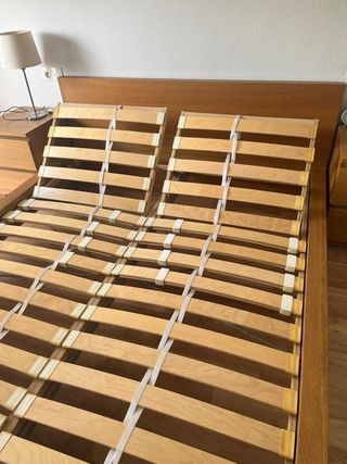 Cama 160x200 con somier abatible