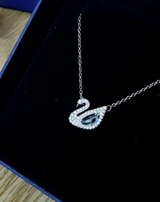 Collar Swarovski Blue Swan