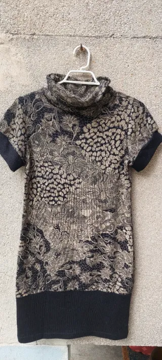 Vestido de punto estampado