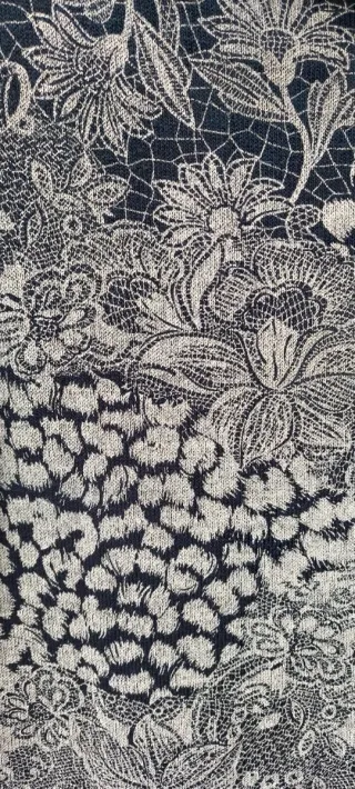 Vestido de punto estampado